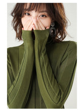 Load image into Gallery viewer, E Sweater women 2020 autumn and winter new high-necked sweater women's hedging long-sleeved bottoming shirt shirt sweater women
