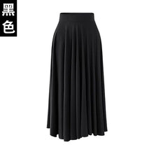Load image into Gallery viewer, Plus Size Skirt Women Summer 2019 New Modal Loose Size Solid Skirt Fat Mm Long Skirt High Waist Pleated Long Skirt  3XL 4XL 5XL
