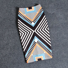 Load image into Gallery viewer, 2019 Women Skirts Casual Print Flowers Pencil Skirt Stretchy Skirts Plus Size 22 Colors
