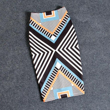 Load image into Gallery viewer, 2019 Women Skirts Casual Print Flowers Pencil Skirt Stretchy Skirts Plus Size 22 Colors
