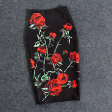 Load image into Gallery viewer, 2019 Women Skirts Casual Print Flowers Pencil Skirt Stretchy Skirts Plus Size 22 Colors
