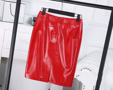Load image into Gallery viewer, Quality Hot Sale Office Lady Genuine Leather Sheepskin High Waist Mini Skirts Women OL Style Female Multi Color Plus Size
